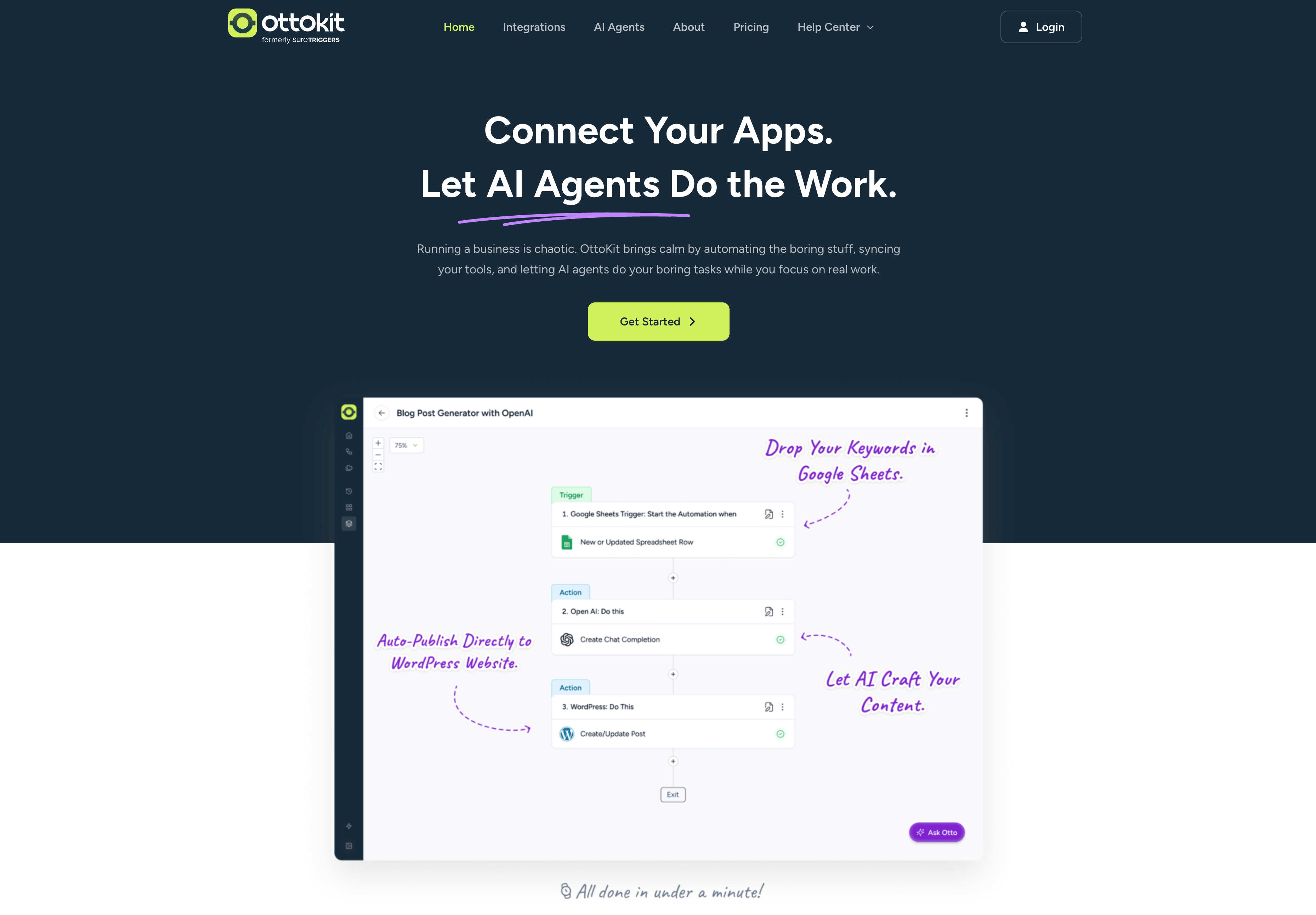 Screenshot OttoKit Website