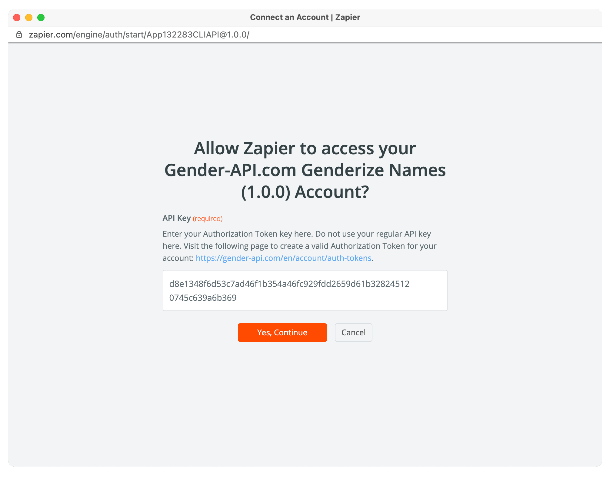 Salutation Zapier Zap