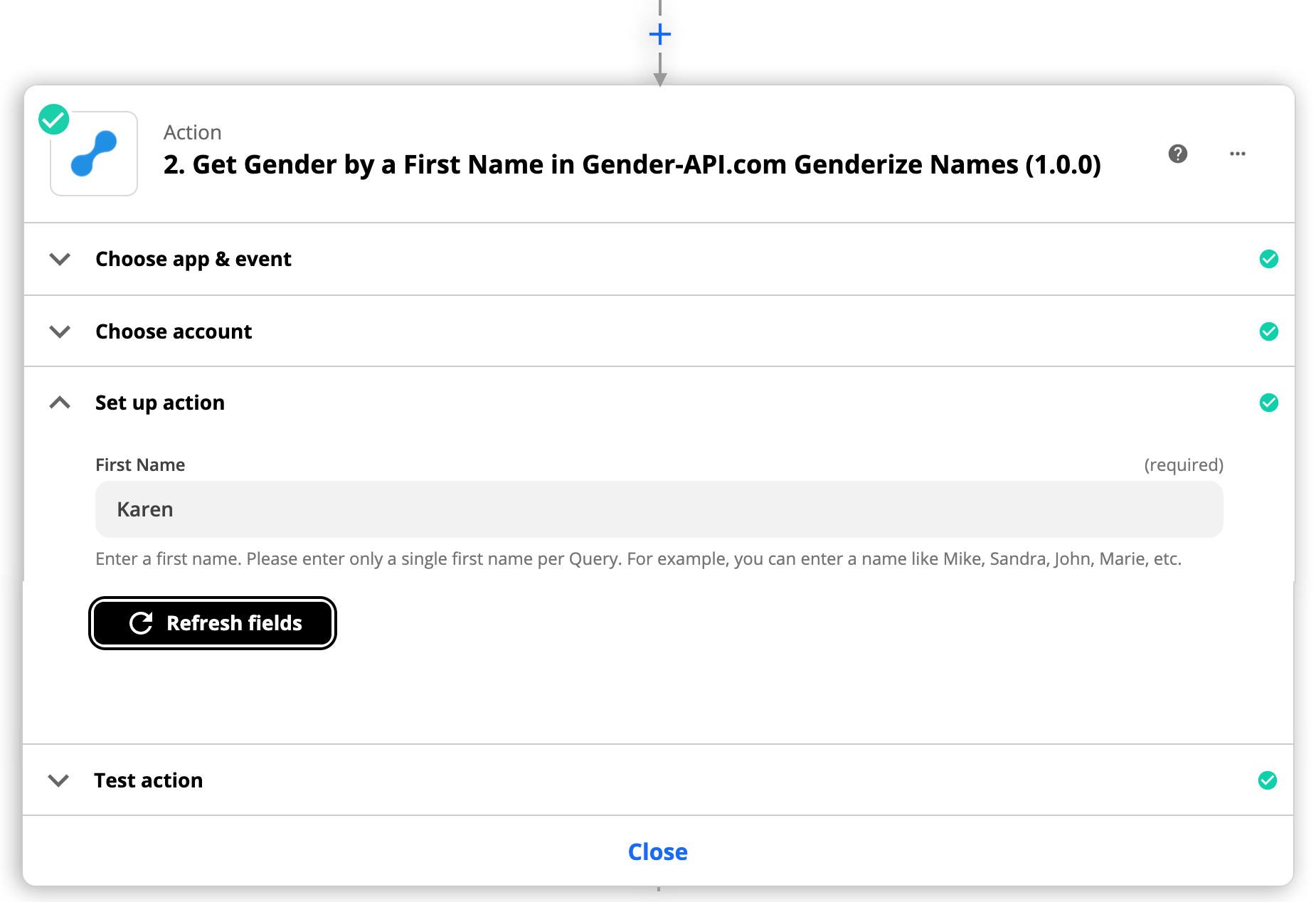 Genderize Names In A Zapier Zap Gender Api Determines The Gender Of A First Name 4416